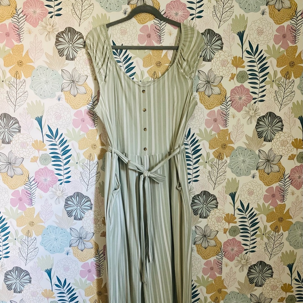 Misses Wide Leg Jumpsuit in super soft brushed poly/spandex. XXXL (21) Juniors